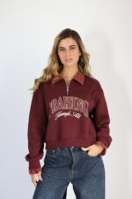 חולצה צווארון שיבוץ