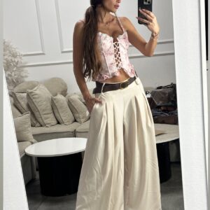 מכנס פנס עם חגורה