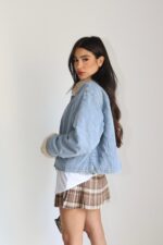 ⁦גקט ג׳ינס פרווה בפנים קובי⁩ – תמונה ⁦5⁩