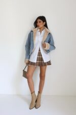 ⁦גקט ג׳ינס פרווה בפנים קובי⁩ – תמונה ⁦2⁩