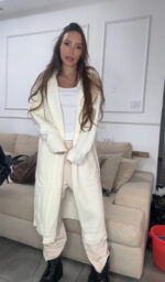 גקט סריג ארוך