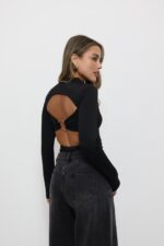 בגד גוף גב פתוח טבעת