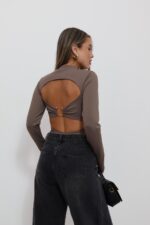 בגד גוף גב פתוח טבעת