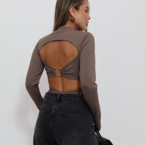 בגד גוף גב פתוח טבעת