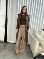 ⁦מכנס פנס עור⁩ – תמונה ⁦2⁩