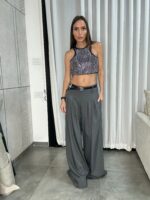 ⁦מכנס פנס עם חגורה⁩ – תמונה ⁦3⁩