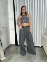 מכנס פנס עם חגורה