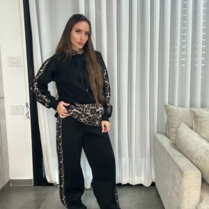 חליפה פוטר שילוב מנומר