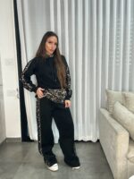 ⁦חליפה פוטר שילוב מנומר⁩ – תמונה ⁦2⁩