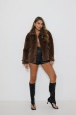 ⁦גקט פרווה רצועה⁩ – תמונה ⁦2⁩