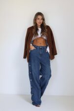 ⁦ג׳ינס כפתורים⁩ – תמונה ⁦2⁩