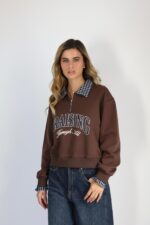 חולצה צווארון שיבוץ