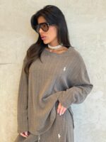 חליפה פולו סריגים