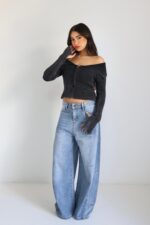 ⁦חולצה סריג סטוני⁩ – תמונה ⁦2⁩