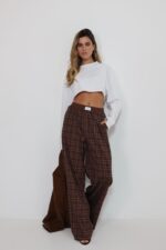 ⁦מכנס משובץ⁩ – תמונה ⁦3⁩