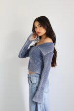 חולצה סריג סטוני