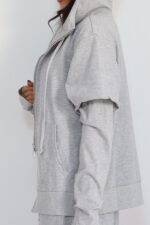 ⁦חליפה שרוול מחובר שמנת⁩ – תמונה ⁦3⁩