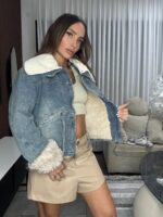 ג׳קט ג׳ינס עם פרווה