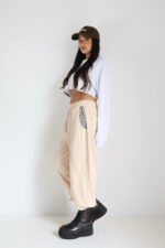 מכנס לוז עם שיבוץ