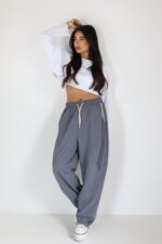 מכנס לוז עם שיבוץ