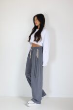 ⁦מכנס לוז עם שיבוץ⁩ – תמונה ⁦2⁩