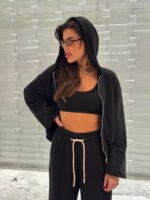 ⁦חליפה ריץ רץ סריג גומי ברגל⁩ – תמונה ⁦2⁩