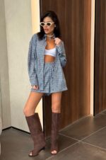 חליפה גופיה משבצות