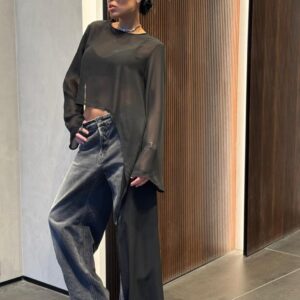 חולצה שיפון מימי