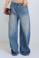 ⁦ג׳ינס קיפול בלי קרעים⁩ – תמונה ⁦2⁩