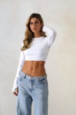 ⁦חולצה טופ בטן⁩ – תמונה ⁦2⁩