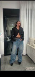 ⁦ג׳ינס קיפול בלי קרעים⁩ – תמונה ⁦12⁩