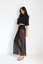 ⁦חצאית  תחרה⁩ – תמונה ⁦3⁩