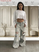 ⁦ג׳ינס תחרה⁩ – תמונה ⁦2⁩