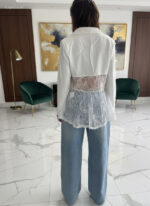 ⁦חולצה גקט תחרה⁩ – תמונה ⁦3⁩