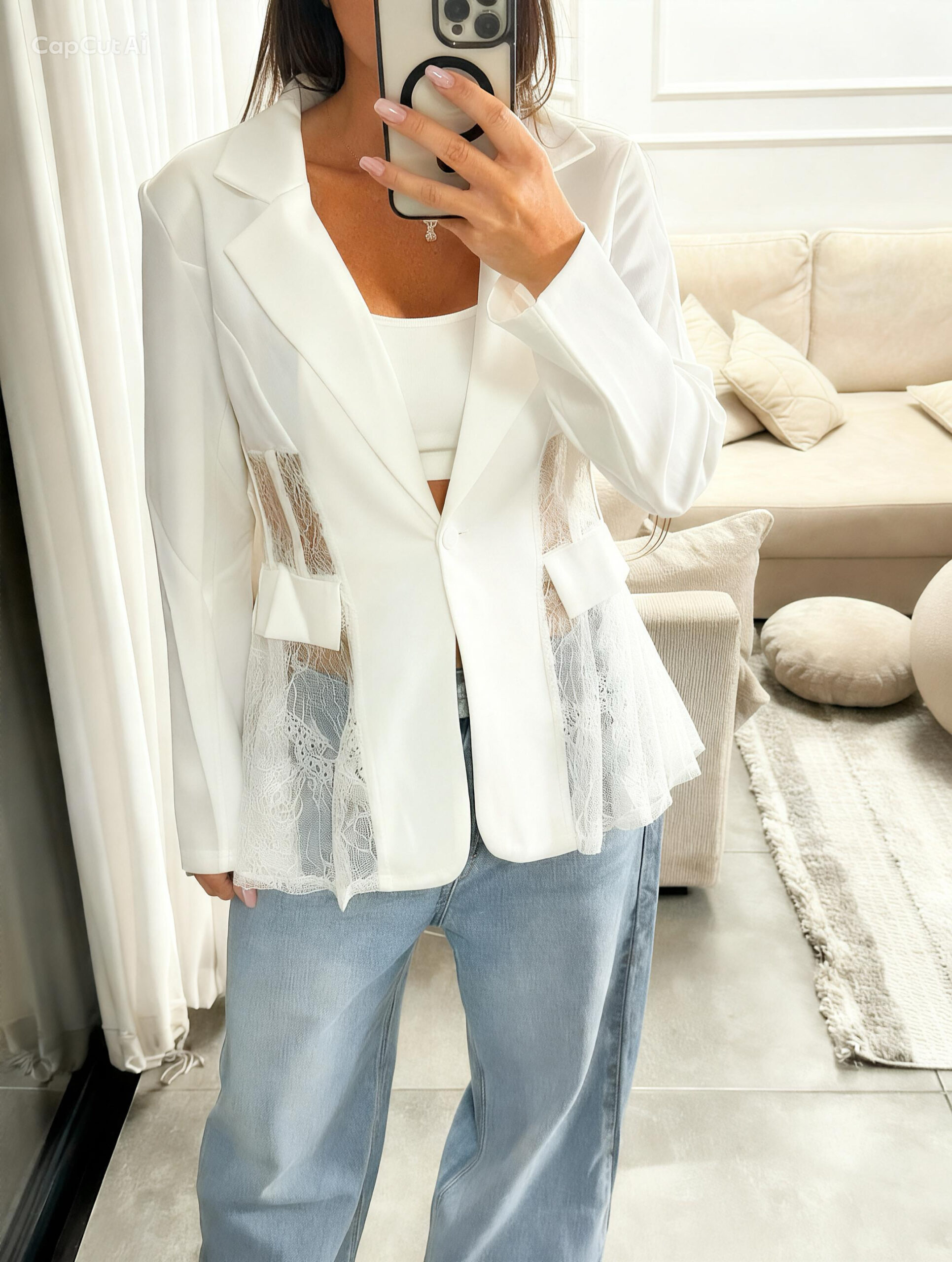 copy_F37F8FB4-85C1-476B-B3F8-880B376BB963 חולצה גקט תחרה – תמונה 1