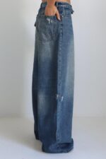 ⁦ג׳ינס קיפול בלי קרעים⁩ – תמונה ⁦6⁩