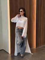 ⁦חולצה שיפון מימי⁩ – תמונה ⁦2⁩